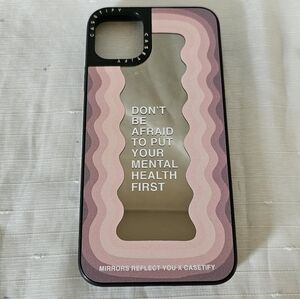 Casetify Wavy Pink Mental Health Iphone 11 Pro Max Case